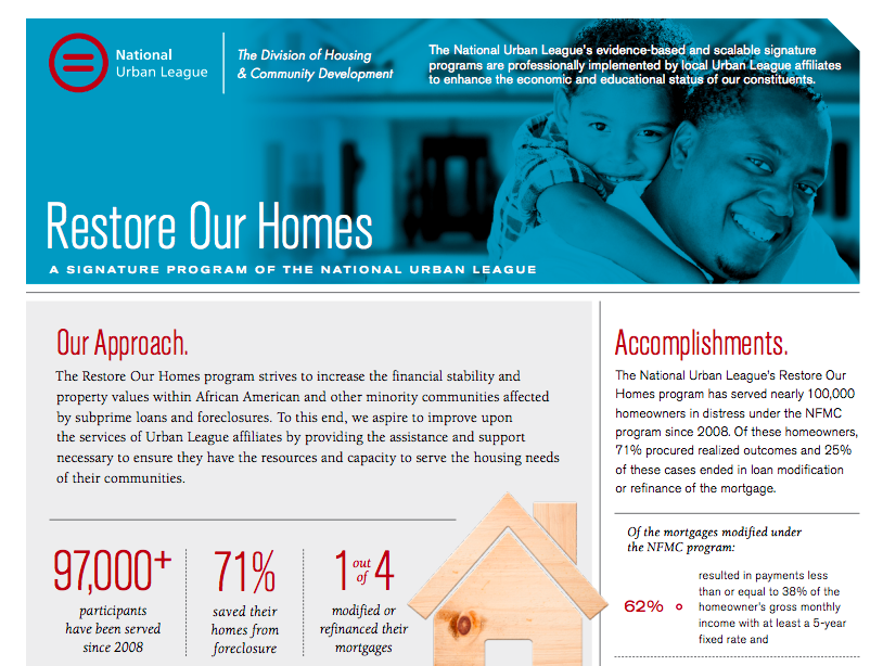 Restore Our Homes Fact Sheet