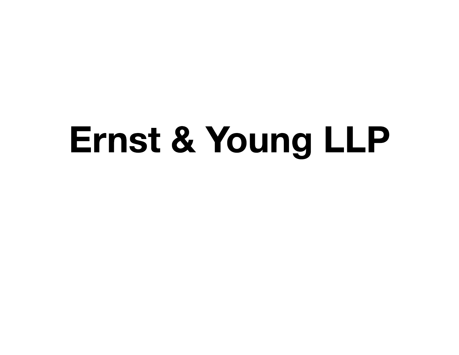 Ernst & Young LLP