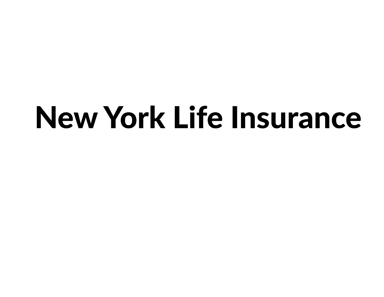 New York Life insurance